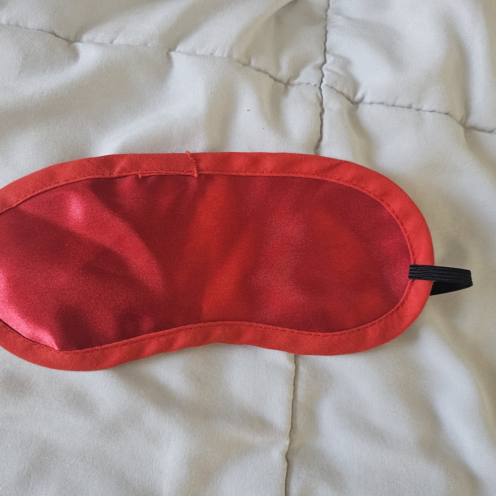 Red Satin Sleep Mask